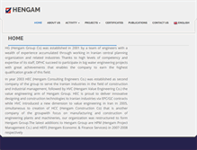Tablet Screenshot of hengam.net